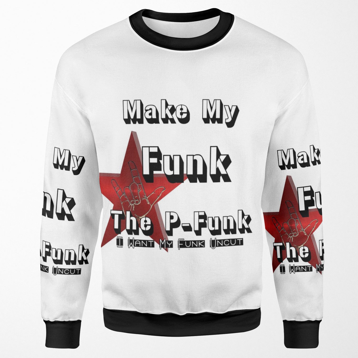 P Funk All-over-print Unisex Sweatshirt