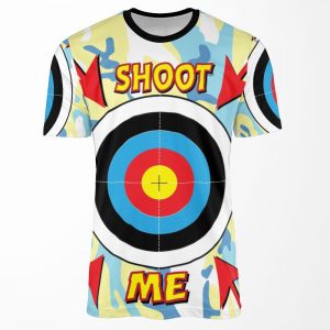 Paintball Stag And Hen Do Shoot Me Target All-over-print T-shirt