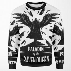 Paladin Of The Raven Queen B And W Variant All-over-print Unisex Sweatshirt