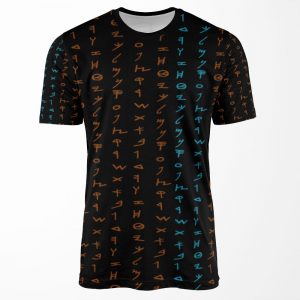 Paleo Hebrew Alephbet All-over-print T-shirt