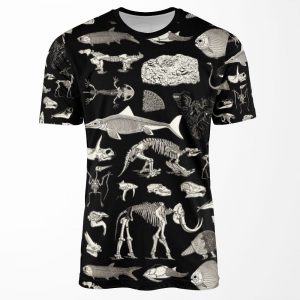 Paleontology Illustration All-over-print T-shirt