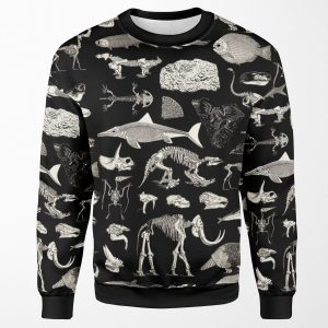 Paleontology Illustration All-over-print Unisex Sweatshirt