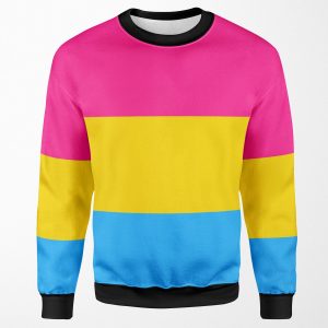 Pansexual Pride Flag Shirt All-over-print Unisex Sweatshirt