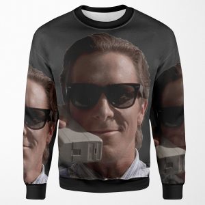 Patrick Bateman On Phone American Psycho All-over-print Unisex Sweatshirt