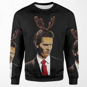Patrick Bateman Xmas All-over-print Unisex Sweatshirt