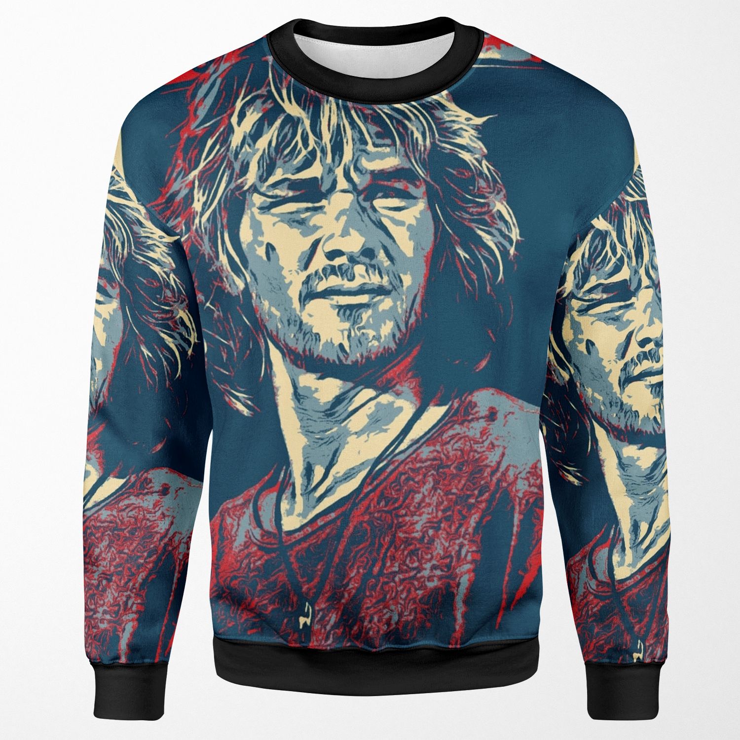 Patrick Swayze All-over-print Unisex Sweatshirt