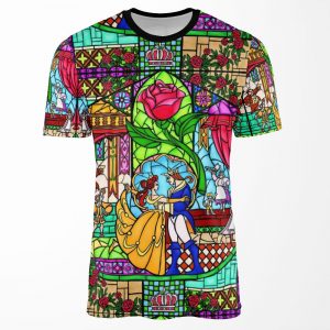 Patterns Of The Stained Glass Window All-over-print T-shirt