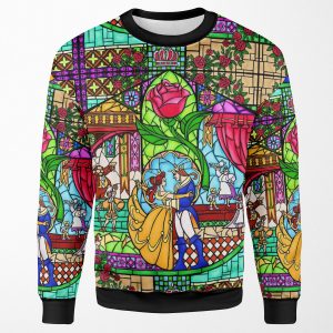 Patterns Of The Stained Glass Window All-over-print Unisex Sweatshirt