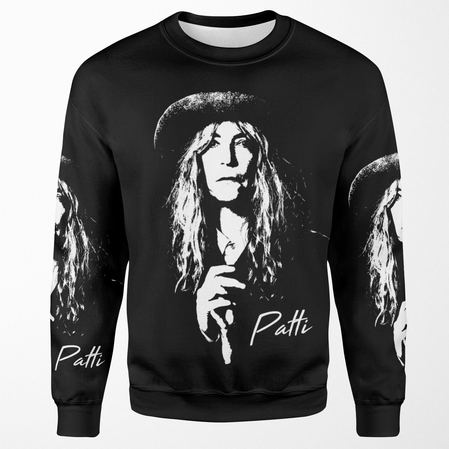 Patti Smith Portrait All-over-print Unisex Sweatshirt