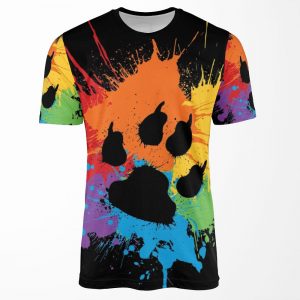 Paw Pride Dark 2019 All-over-print T-shirt
