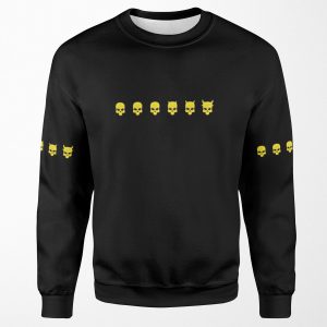Payday 2 Difficulty Skulls All-over-print Unisex Sweatshirt