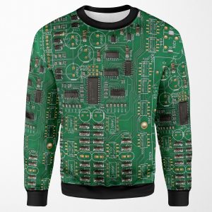 Pcb Printed Circuit Board All-over-print Unisex Sweatshirt