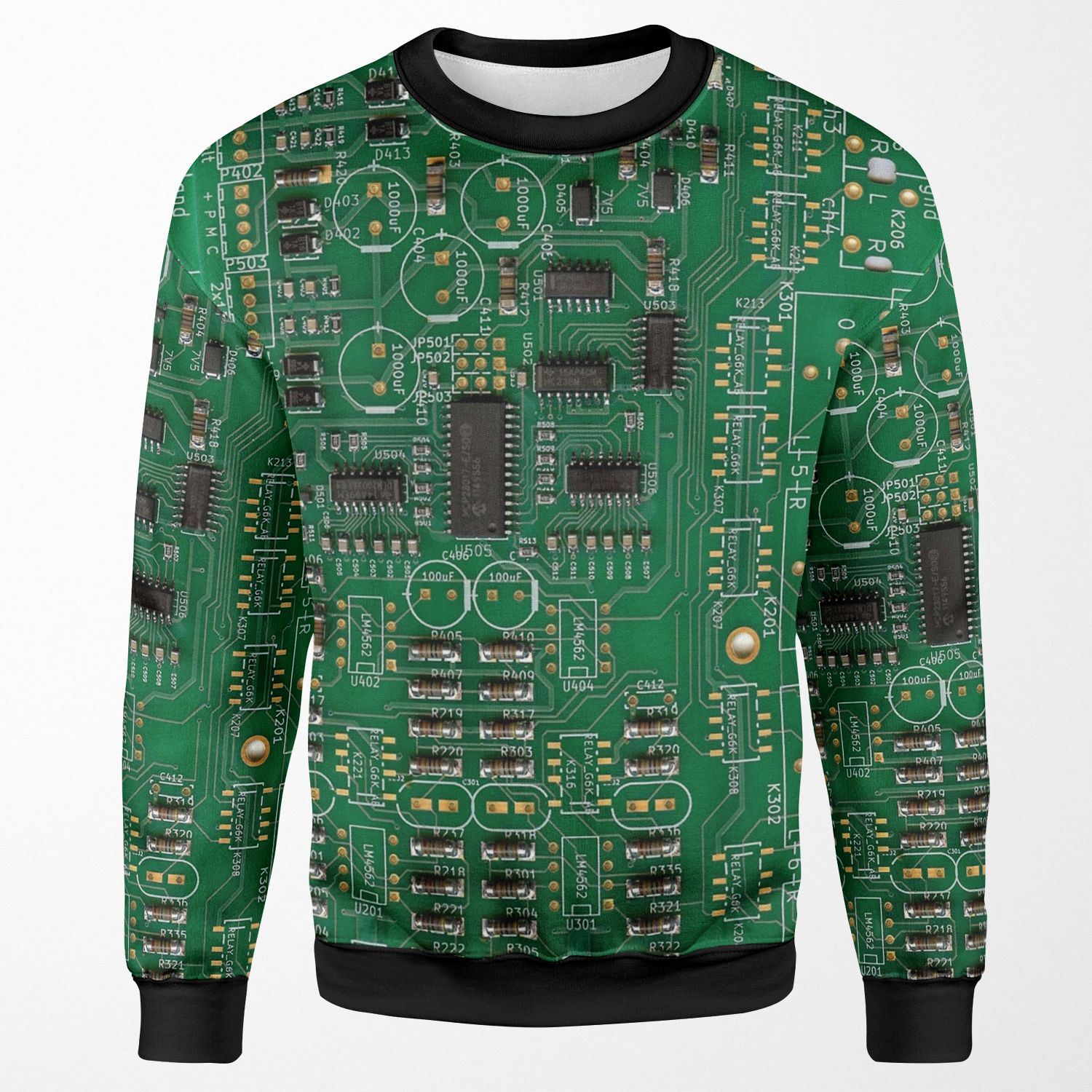 Pcb Printed Circuit Board All-over-print Unisex Sweatshirt