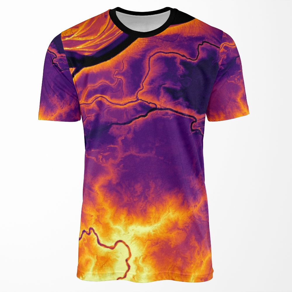 Peace Athabasca Delta 5 Inferno All-over-print T-shirt