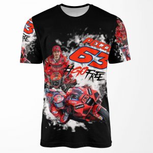 Pecco Bagnaia Francesco Bagnaia 2022 Moto Gp 63 2021 Motogp Gift All-over-print T-shirt