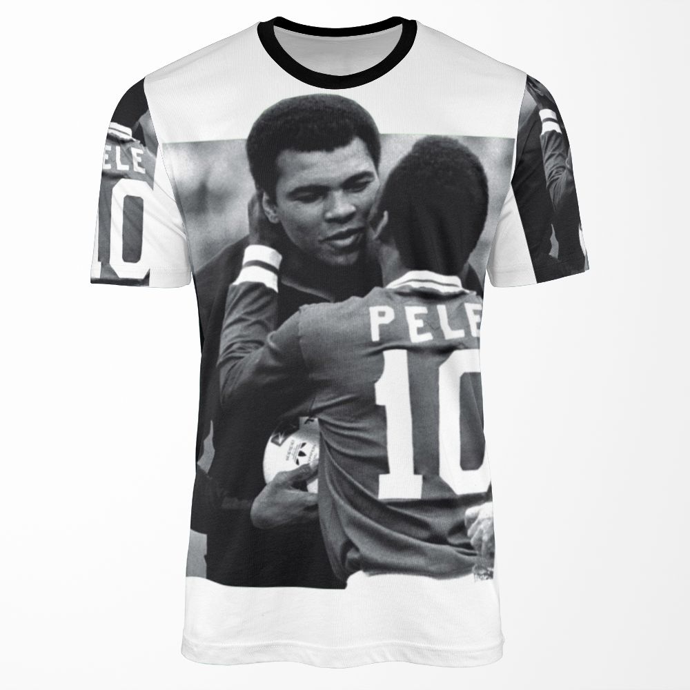 Pele Muhammad Ali All-over-print T-shirt
