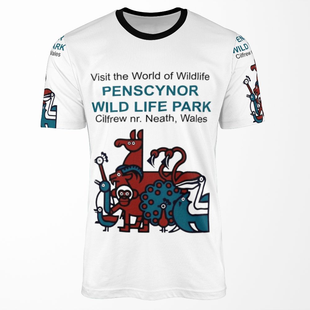 Penscynor Bird Gardens Stickers All-over-print T-shirts And Hoodies All-over-print T-shirt