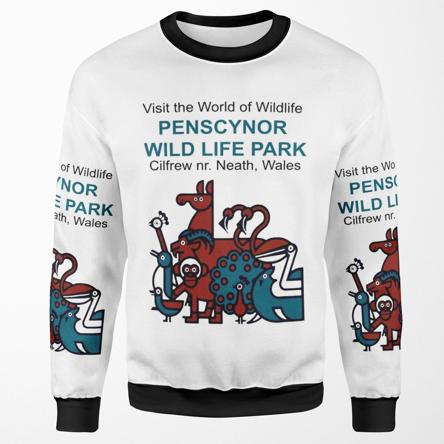 Penscynor Bird Gardens Stickers T Shirts And Hoodies All-over-print Unisex Sweatshirt