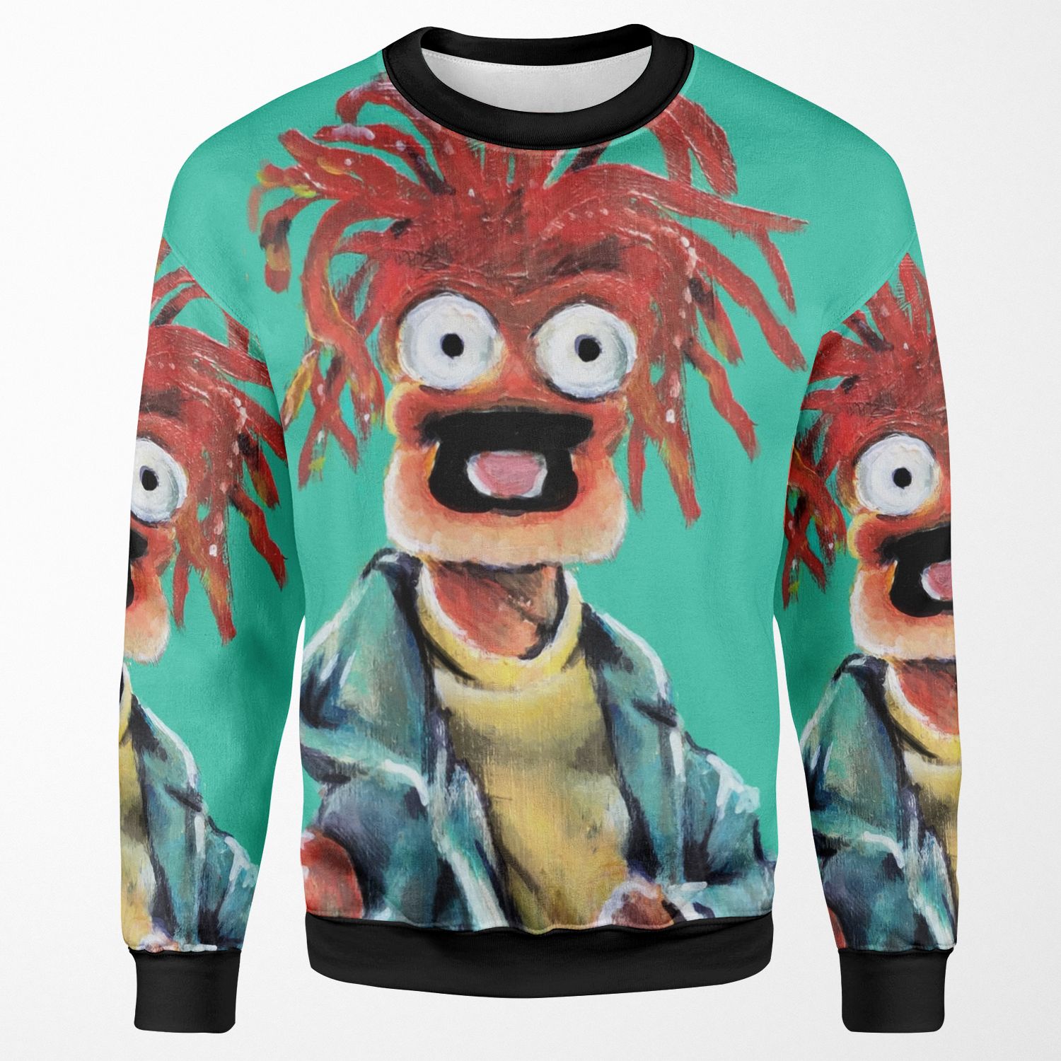 Pepe The King Prawn Fan Art All-over-print Unisex Sweatshirt