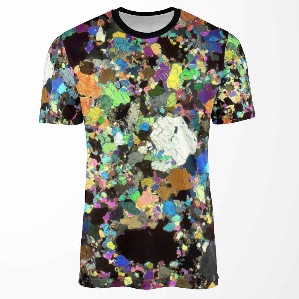 Peridotite Thin Section All-over-print T-shirt