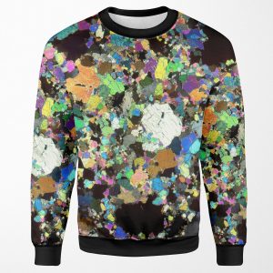 Peridotite Thin Section All-over-print Unisex Sweatshirt