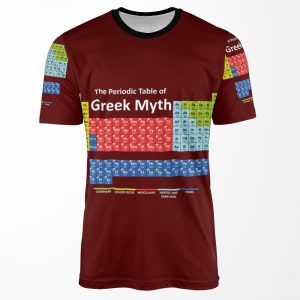Periodic Table Of Greek Mythology All-over-print T-shirt