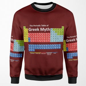 Periodic Table Of Greek Mythology All-over-print Unisex Sweatshirt