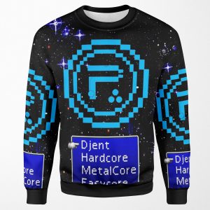 Periphery 8 Bit Blue Select Difficulty All-over-print Unisex Sweatshirt
