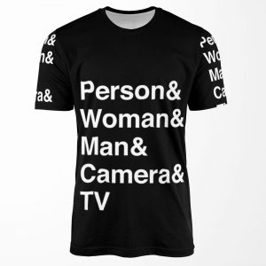 Person Woman Man Camera Tv All-over-print T-shirt