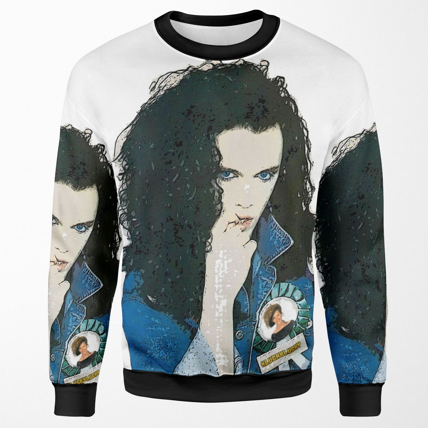 Pete Burns Lucky Shiny Star All-over-print Unisex Sweatshirt