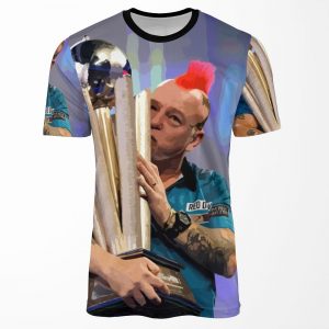 Peter Wright 2022 Dart Champion All-over-print T-shirt