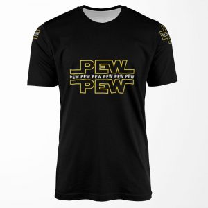 Pew Pew Pew All-over-print T-shirt