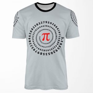 Pi %Cf%80 Spiral Science Mathematics Math Irrational Number Sequence All-over-print T-shirt