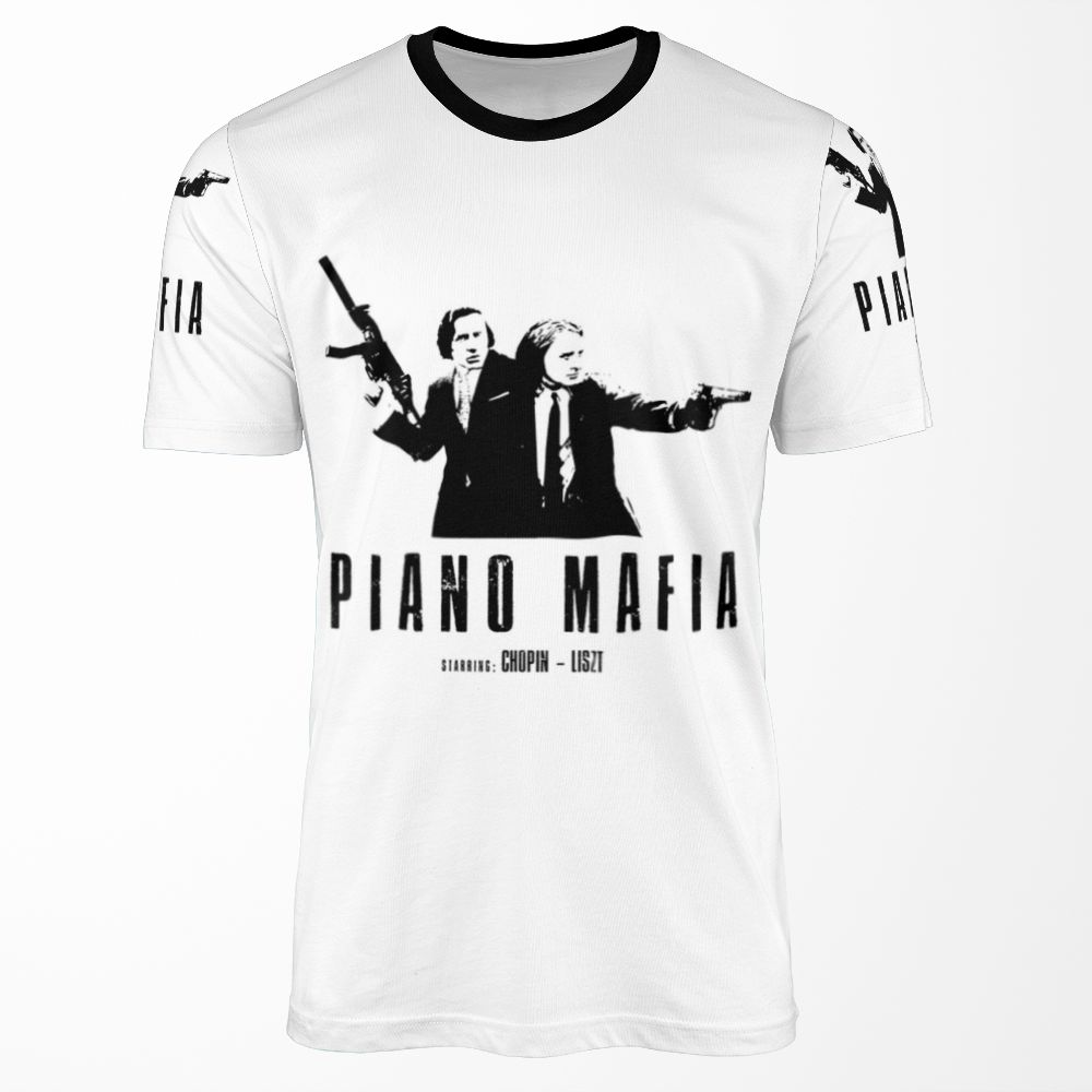 Piano Mafia Chopin Liszt All-over-print T-shirt