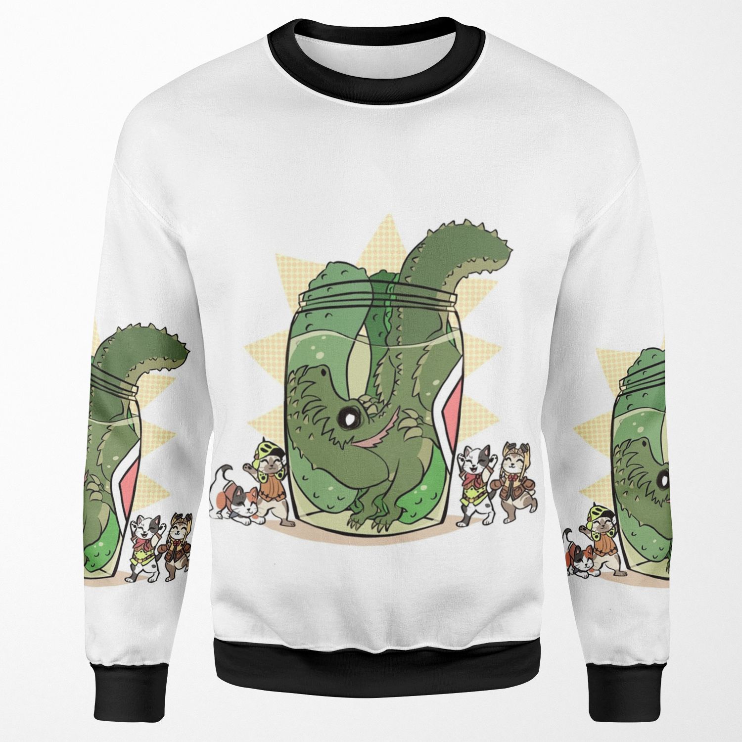 Pickle Monster All-over-print Unisex Sweatshirt