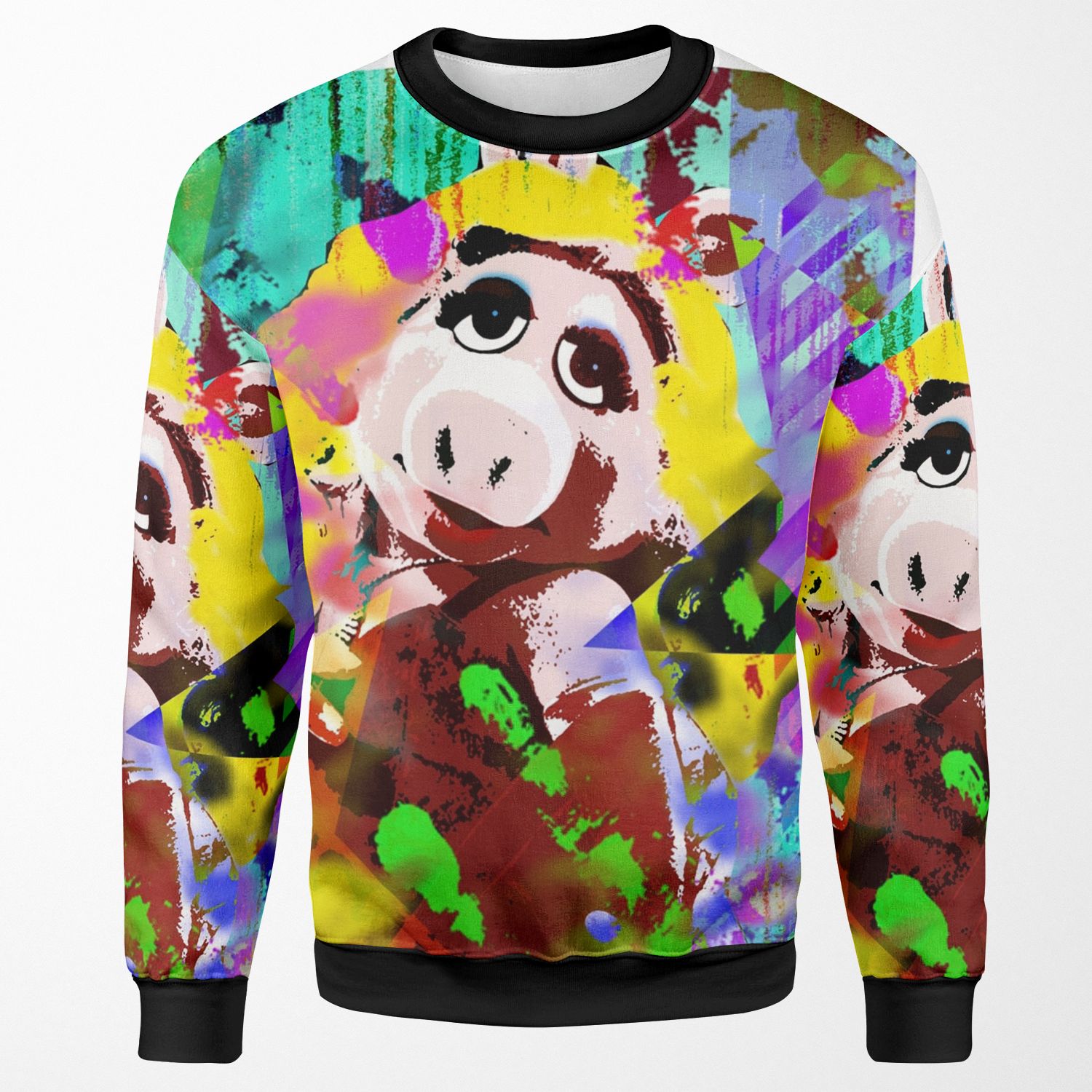 Piggy All-over-print Unisex Sweatshirt