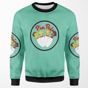 Pin Pals Bowling Friends All-over-print Unisex Sweatshirt