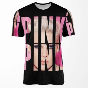Pink Beautiful Trauma All-over-print T-shirt