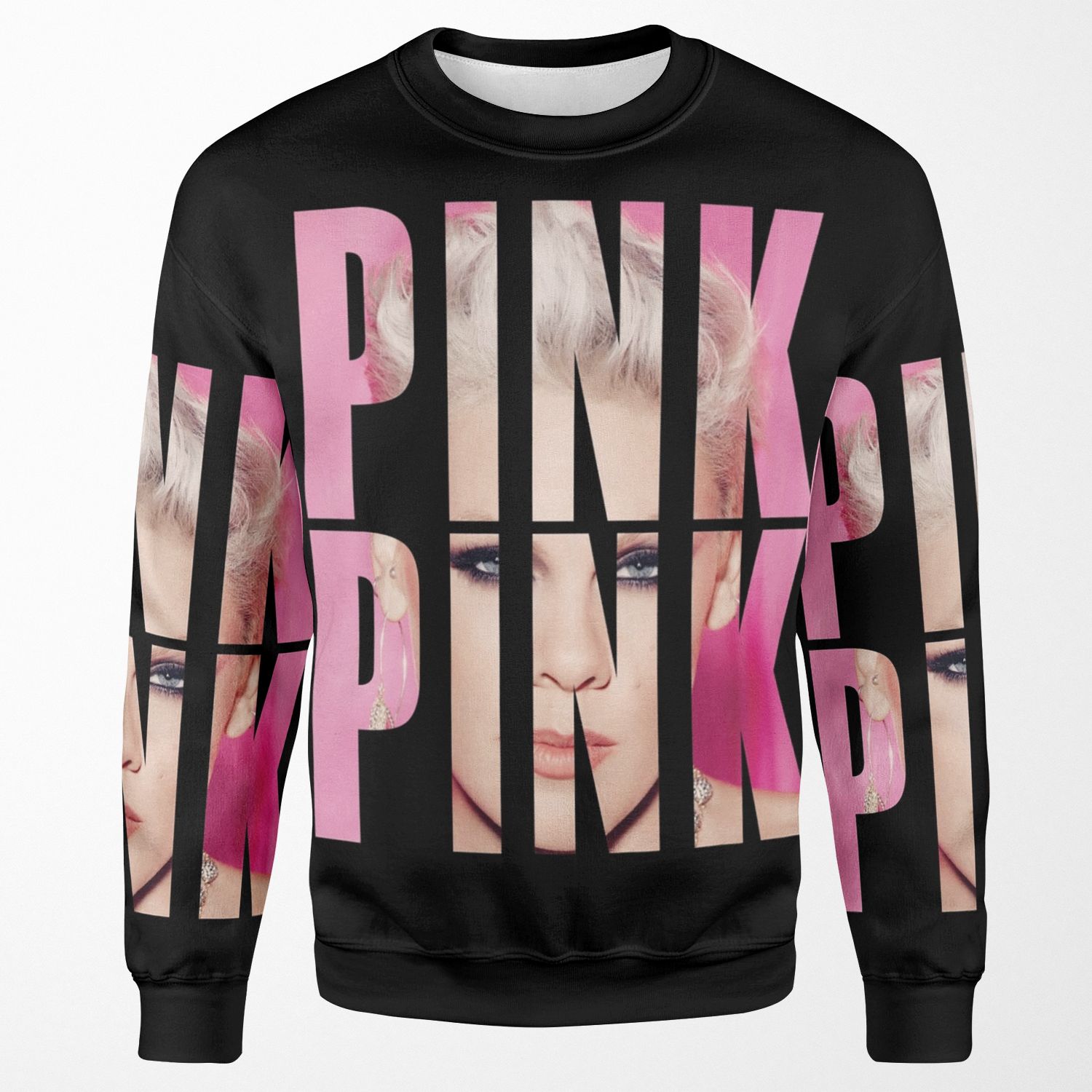 Pink Beautiful Trauma All-over-print Unisex Sweatshirt