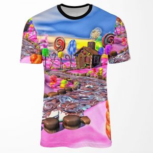 Pink Candyland All-over-print T-shirt