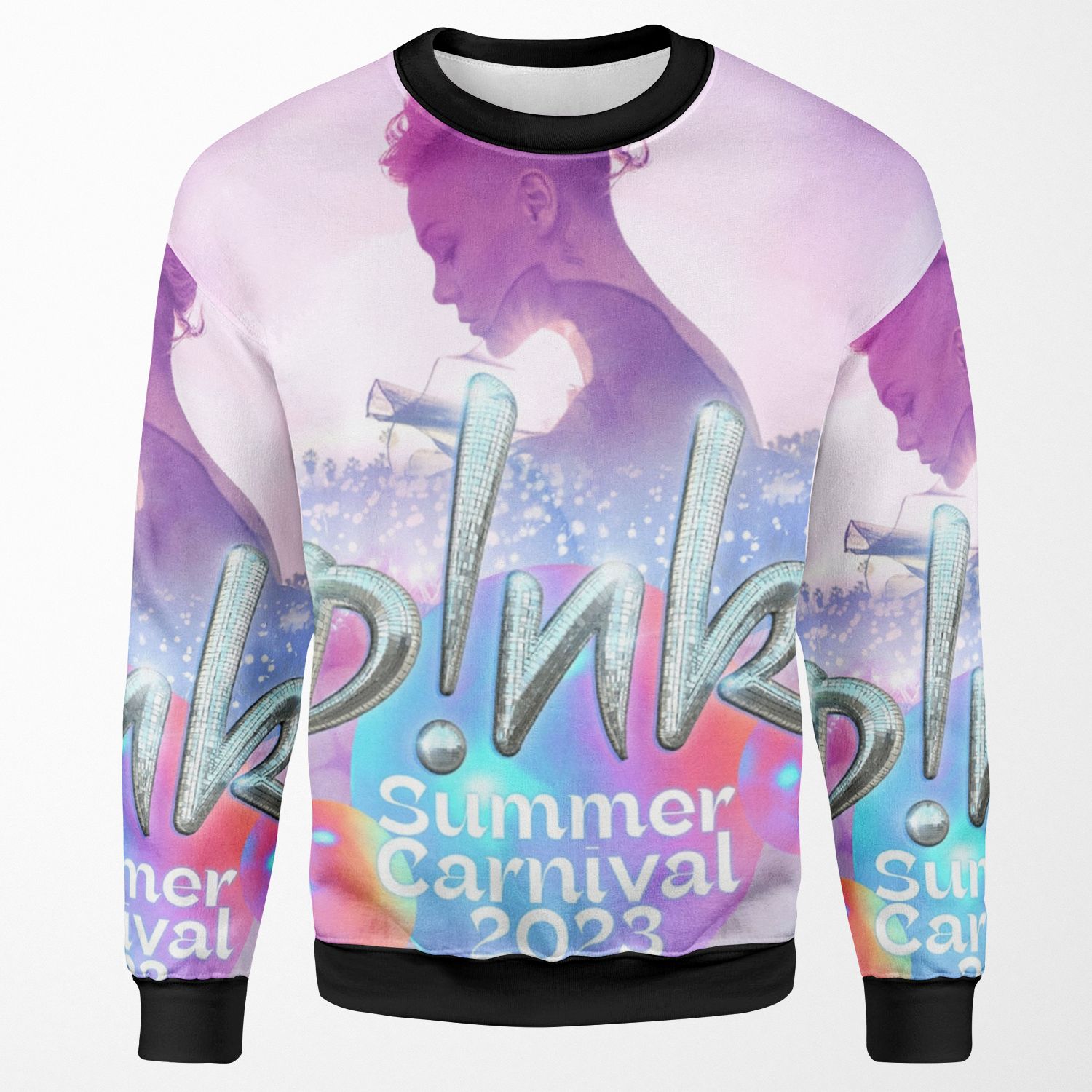 Pink Summer Carnival Tour 2023 Masokber All-over-print Unisex Sweatshirt