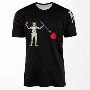 Pirate Blackbeard Edward Teach All-over-print T-shirt