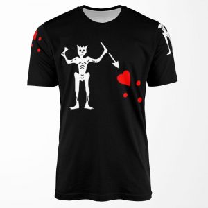 Pirate Flag Edward Teach Blackbeard All-over-print T-shirt