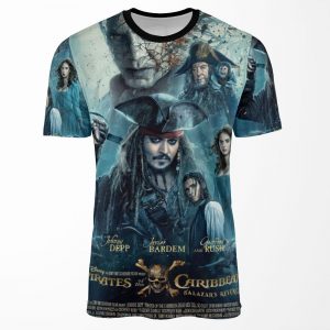 Pirates Of The Caribbean Dead Men Tell No Tales All-over-print T-shirt