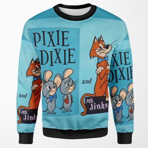 Pixie And Dixie All-over-print Unisex Sweatshirt