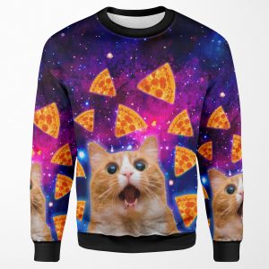 Pizza Cat All-over-print Unisex Sweatshirt