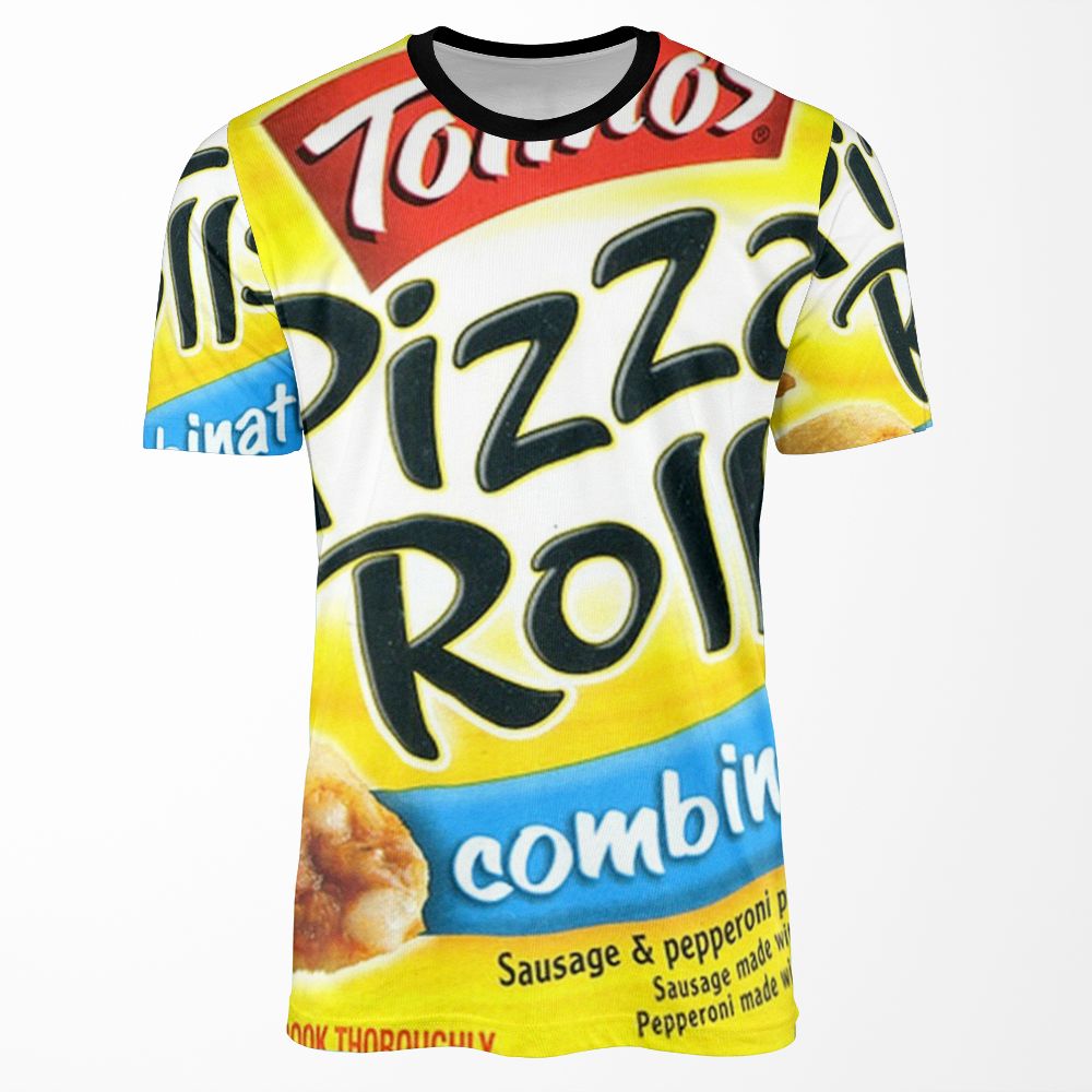 Pizza Rolls Combination All-over-print T-shirt
