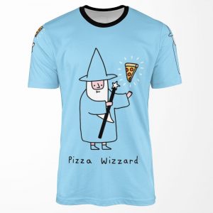 Pizza Wizzard All-over-print T-shirt