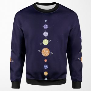 Planets All-over-print Unisex Sweatshirt