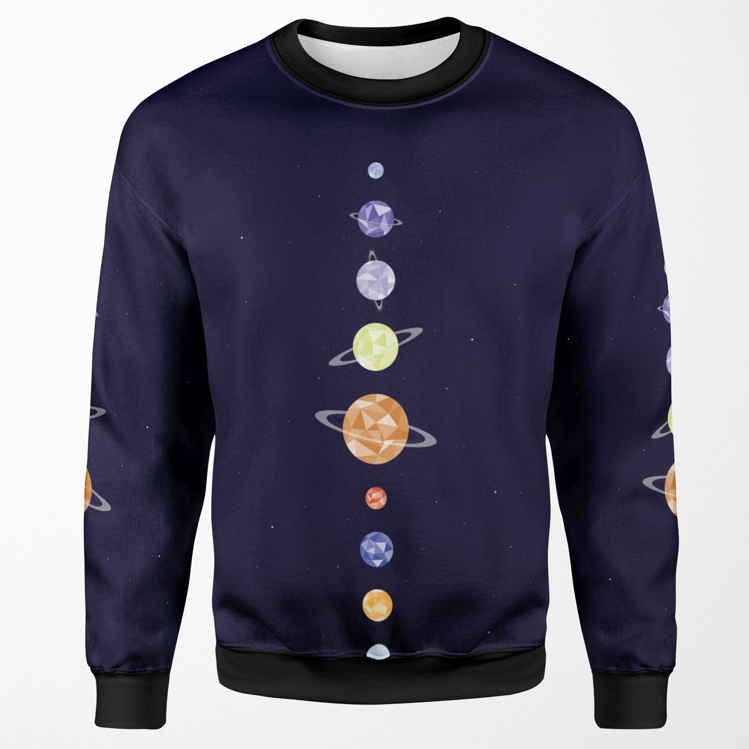 Planets All-over-print Unisex Sweatshirt